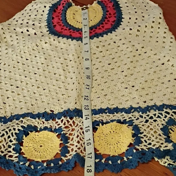 Bohemian Crochet Halter Top with Great Design. This Item Is Flawed. - Picture 7 of 9